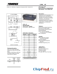 Datasheet LD422043 manufacturer Powerex