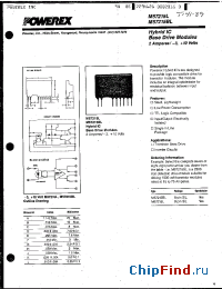 Datasheet M57215 manufacturer Powerex