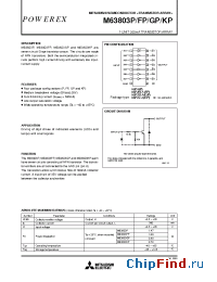Datasheet M63803GP manufacturer Powerex