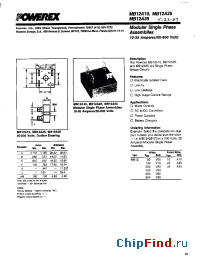 Datasheet MB12A35V05 manufacturer Powerex