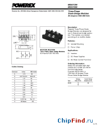Datasheet ME501606 manufacturer Powerex