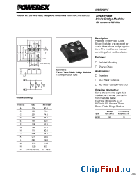 Datasheet ME600815 manufacturer Powerex