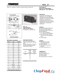 Datasheet ND431025 manufacturer Powerex