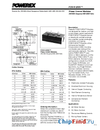 Datasheet P2Z9AAA900W manufacturer Powerex