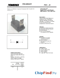 Datasheet P412225 manufacturer Powerex