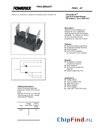 Datasheet PD4307 manufacturer Powerex