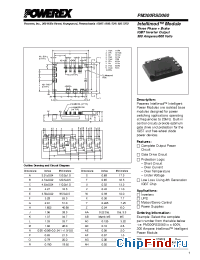 Datasheet PM300RSD060 manufacturer Powerex