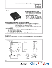 Datasheet PS11011 manufacturer Powerex