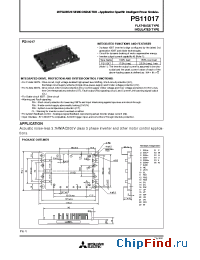 Datasheet PS11017 manufacturer Powerex