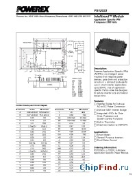 Datasheet PS12033 manufacturer Powerex