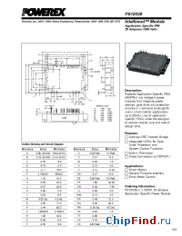 Datasheet PS12038 manufacturer Powerex