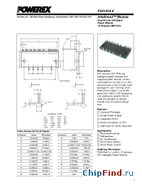 Datasheet PS21254-E manufacturer Powerex