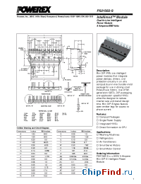 Datasheet PS21562-S manufacturer Powerex