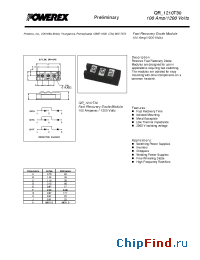 Datasheet QR1210T30 manufacturer Powerex