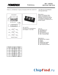 Datasheet QR1430T30 manufacturer Powerex