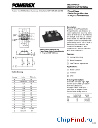Datasheet RM20TPM-2H manufacturer Powerex