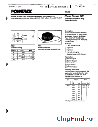 Datasheet TD204528 manufacturer Powerex