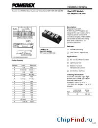 Datasheet TM400DZ-24 manufacturer Powerex