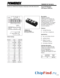 Datasheet TM400DZ-2H manufacturer Powerex