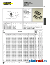 Datasheet 110-13-304-41-001 manufacturer Precid-Dip