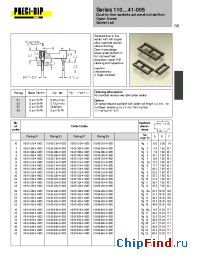 Datasheet 110-91-304-41-005 manufacturer Precid-Dip
