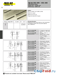 Datasheet 353-10-116-00-001 manufacturer Precid-Dip