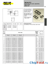 Datasheet 612-91-610-41-001 manufacturer Precid-Dip