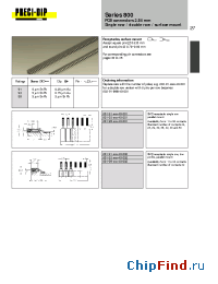 Datasheet 801-91-016-40-001 manufacturer Precid-Dip