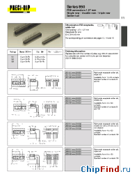 Datasheet 851-99-016-20-001 manufacturer Precid-Dip