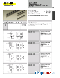 Datasheet 852-10-016-10-001 manufacturer Precid-Dip
