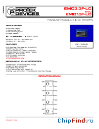 Datasheet EMC8.0F-LC manufacturer Protek