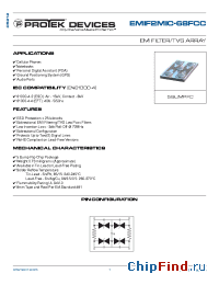 Datasheet EMIF2MIC68FCC manufacturer Protek