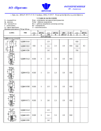 Datasheet КДФ111А3 manufacturer Протон