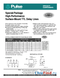 Datasheet GTTLDL025MX manufacturer Pulse
