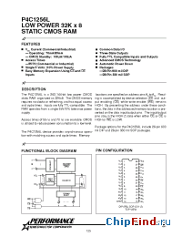 Datasheet P4C1256L-55PC manufacturer Pyramid