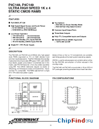 Datasheet P4C149-10PC manufacturer Pyramid