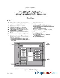 Datasheet FAS216U manufacturer QLogic