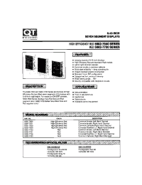 Datasheet 5082-7650 manufacturer QT