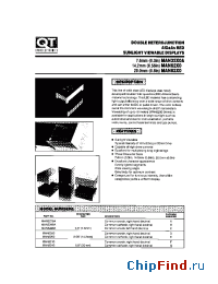 Datasheet MAN6280 manufacturer QT