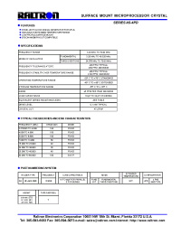Datasheet AS-4PD manufacturer Raltron