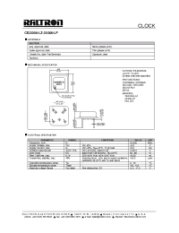 Datasheet CE2200A-LZ-80.000-LP manufacturer Raltron