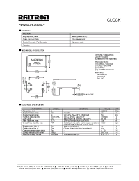 Datasheet CE7400A-LZ-125.000-T manufacturer Raltron