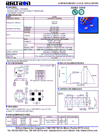 Datasheet CO418025 manufacturer Raltron