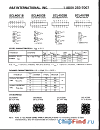 Datasheet SCL4001BC manufacturer R&E