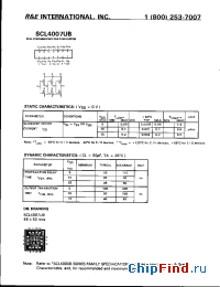 Datasheet SCL4007UBS manufacturer R&E