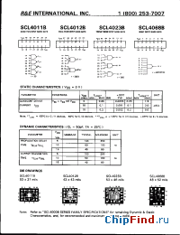 Datasheet SCL4011BS manufacturer R&E