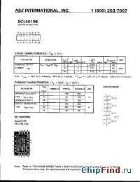 Datasheet SCL4019BS manufacturer R&E