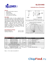 Datasheet SLCD-61N3 manufacturer R&E