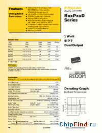 Datasheet R05P05D manufacturer Recom