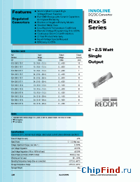 Datasheet R12-180S15P manufacturer Recom
